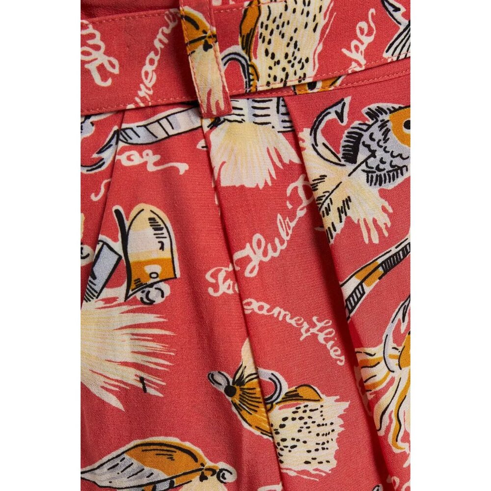 ANTIK BATIK Hilo Belted Crepe de Chine Shorts Small/Size EU 38 - Picture 9 of 9